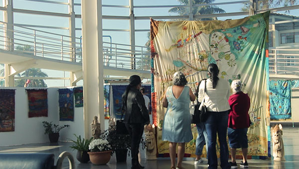 Exposição do Grupo Matizes Dumont em Pirapora. Foto do acervo Matizes Dumont.