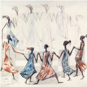 Dança de Roda, Candido Portinari, 1955-06, Da coleção de: Projeto Portinari